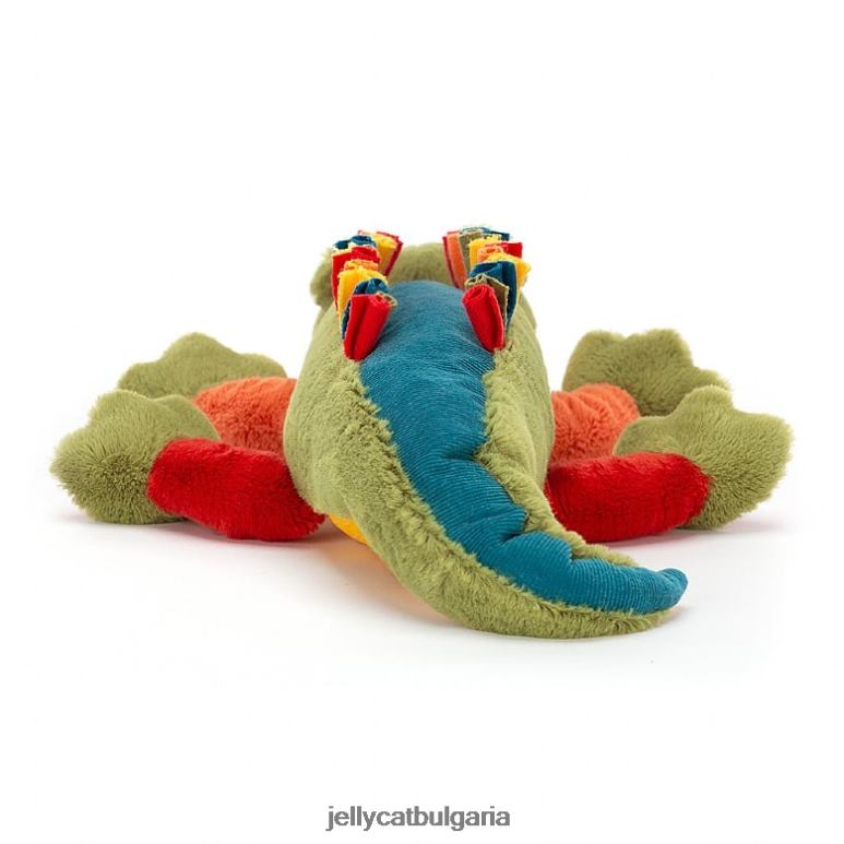 многоцветен крокодил happihoop Jellycat играчка ZZR40751