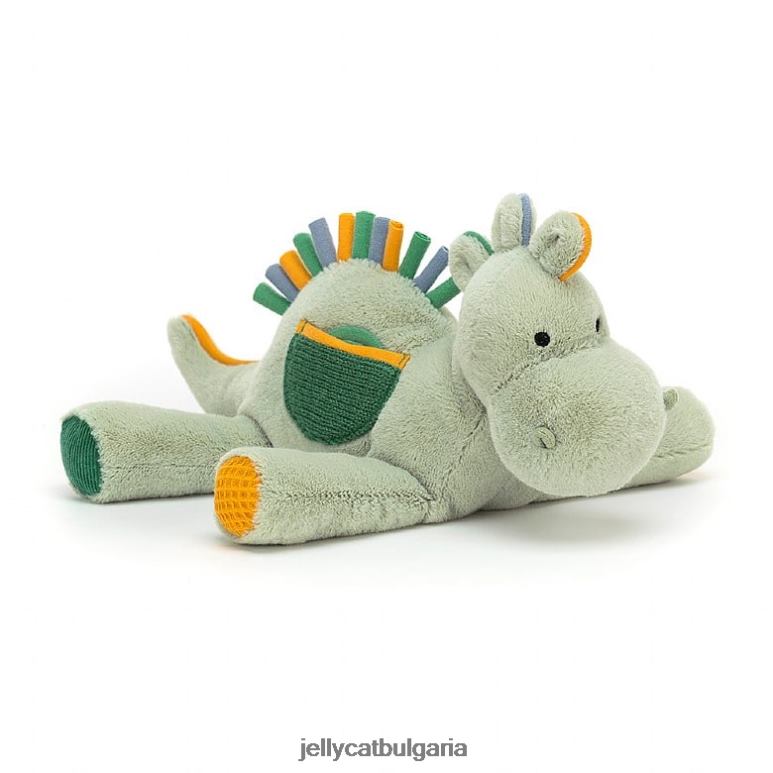 peek-a-boo динозавърска играчка зелена Jellycat играчка ZZR40769