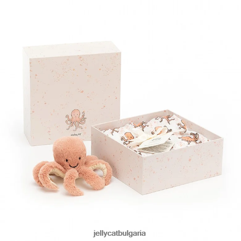 Подаръчен комплект многоцветен октопод odell Jellycat играчка ZZR40749