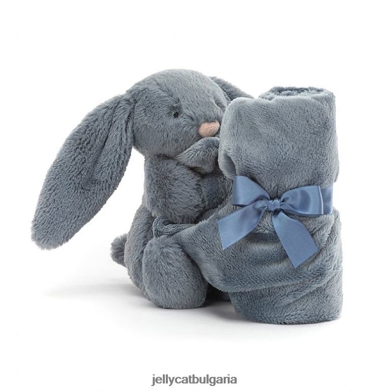 срамежливо тъмно зайче залъгалка синьо Jellycat играчка ZZR40271