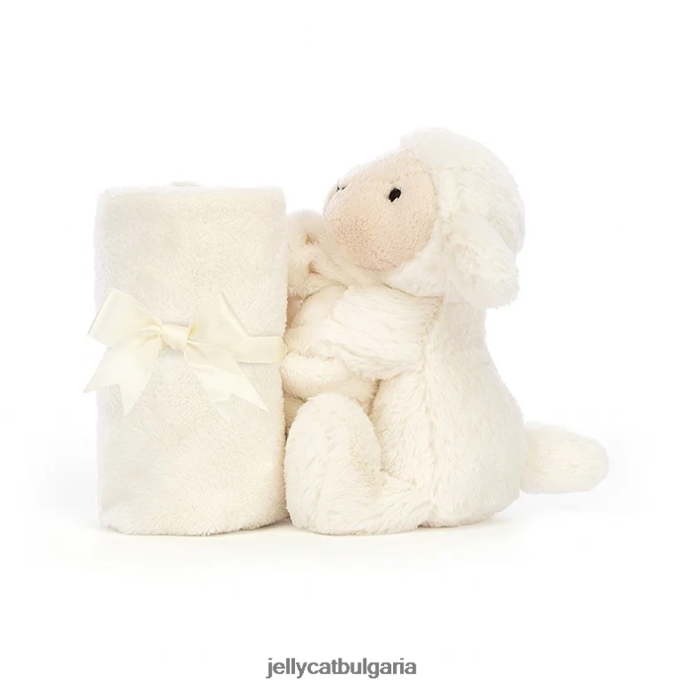срамежлив агнешки крем за залъгалка Jellycat играчка ZZR40280