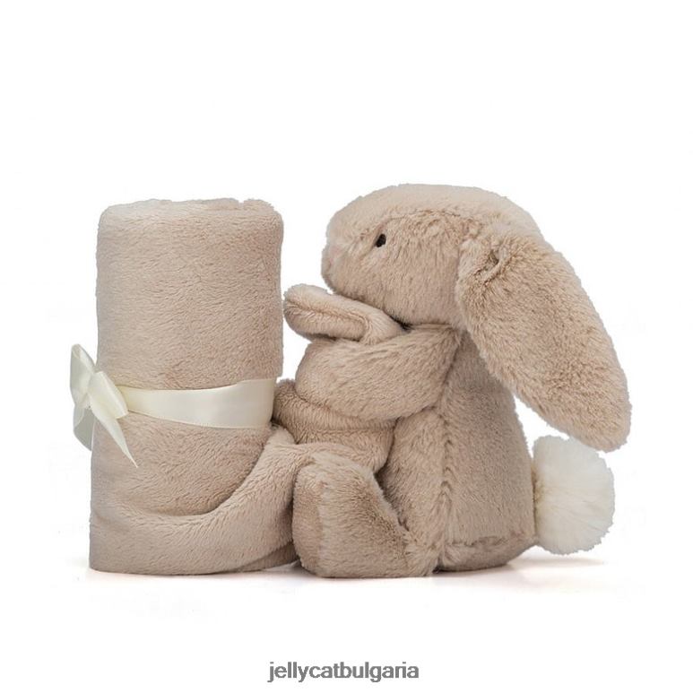 срамежливо зайче залъгалка бежово Jellycat играчка ZZR40324
