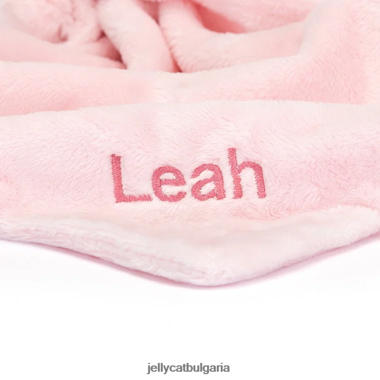 персонализирана залъгалка срамежливо зайче розово Jellycat играчка ZZR40685
