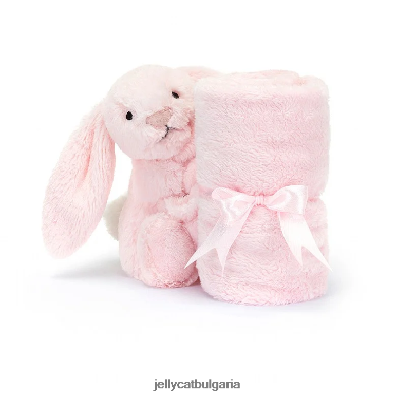 персонализирана залъгалка срамежливо зайче розово Jellycat играчка ZZR40685