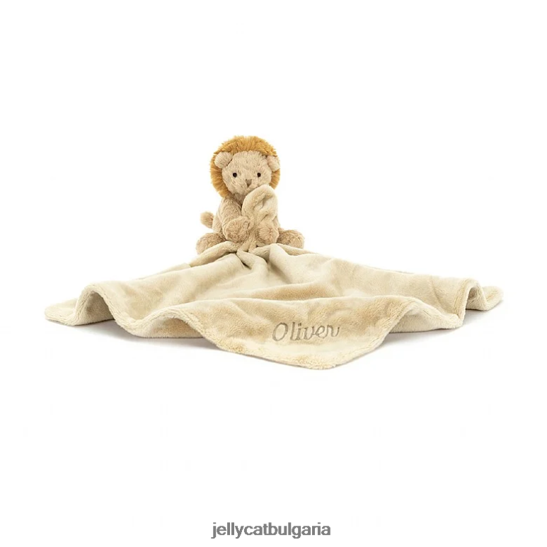 персонализирана залъгалка fuddlewuddle лъв жълта Jellycat играчка ZZR40180