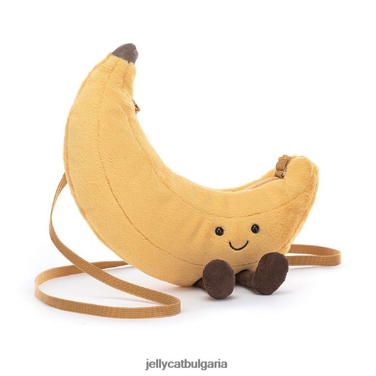 забавна чанта банан жълта Jellycat чанта ZZR40306