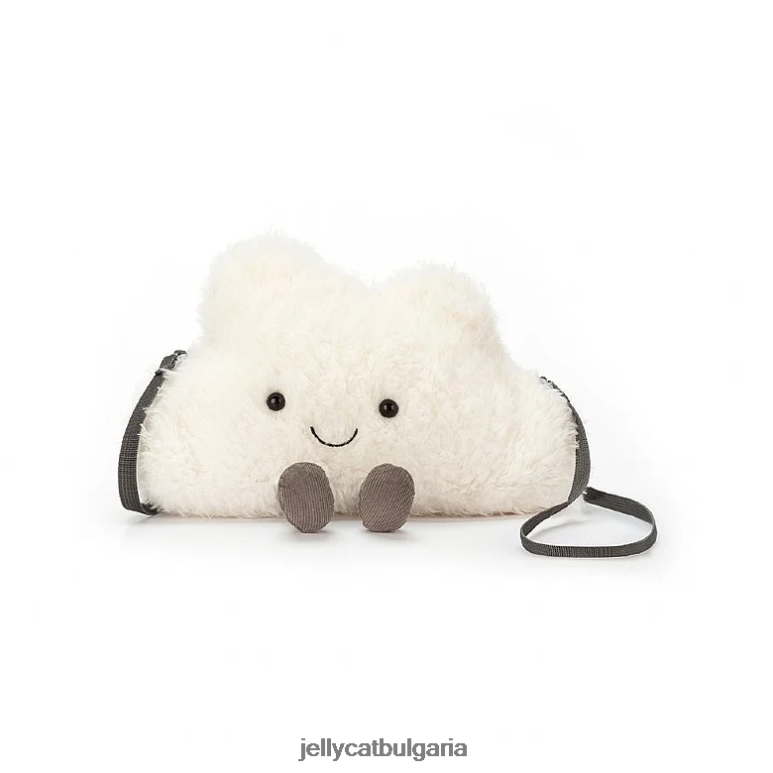 забавна облачна чанта бяла Jellycat чанта ZZR4061