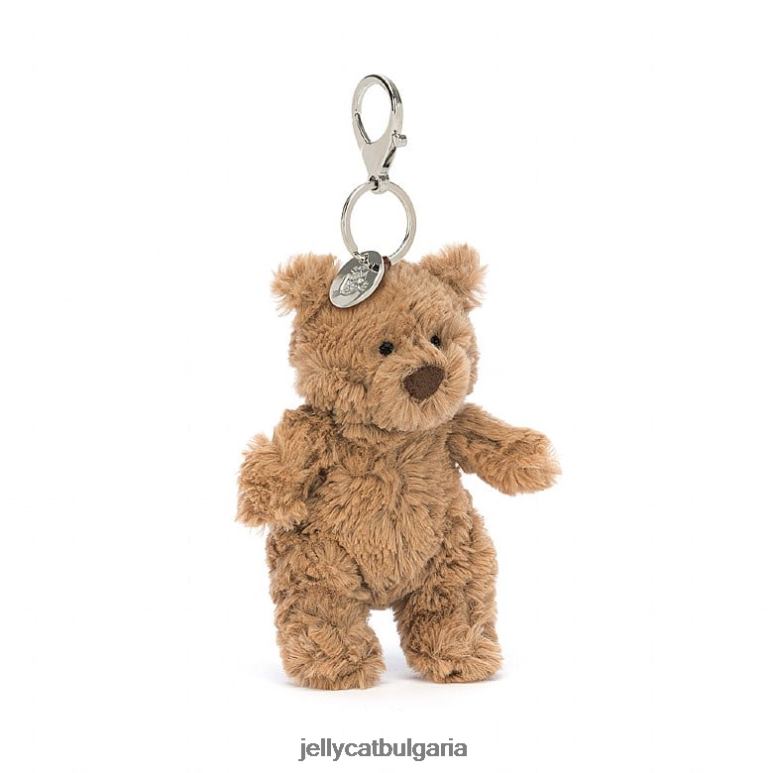 Bartholomew bear bag charm кафяво Jellycat аксесоар ZZR4015