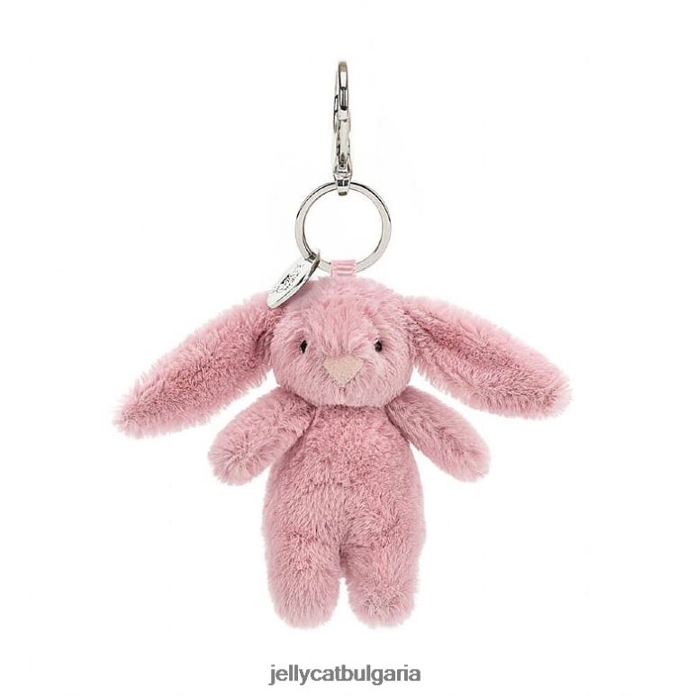 срамежливо зайче лале чанта очарование розово Jellycat аксесоар ZZR40577