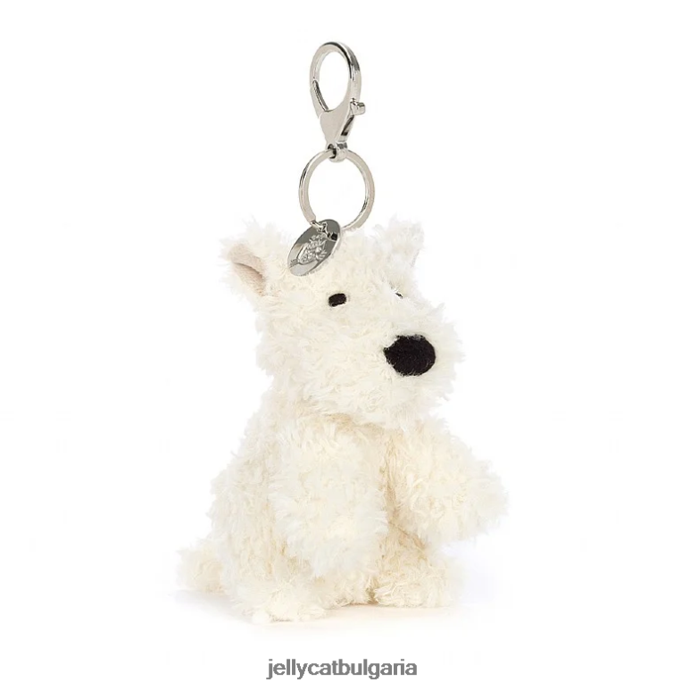 munro scottie dog bag charm крем Jellycat аксесоар ZZR40642