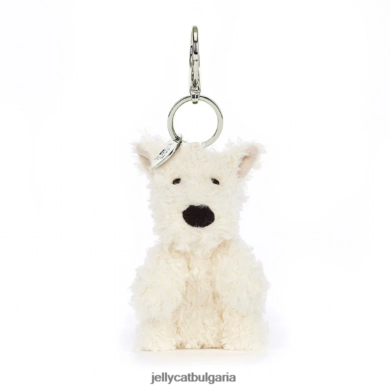 munro scottie dog bag charm крем Jellycat аксесоар ZZR40642