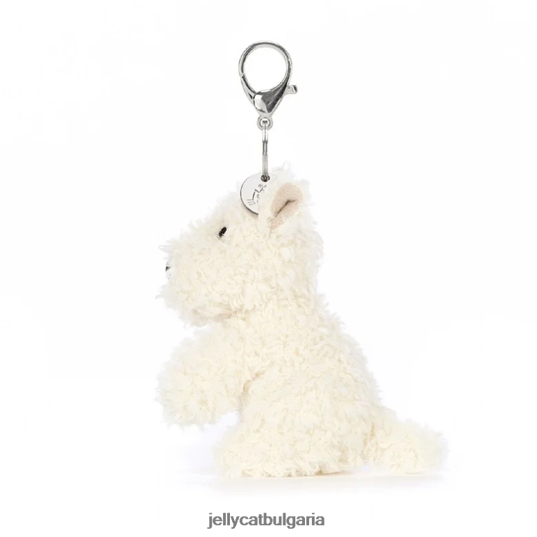 munro scottie dog bag charm крем Jellycat аксесоар ZZR40642