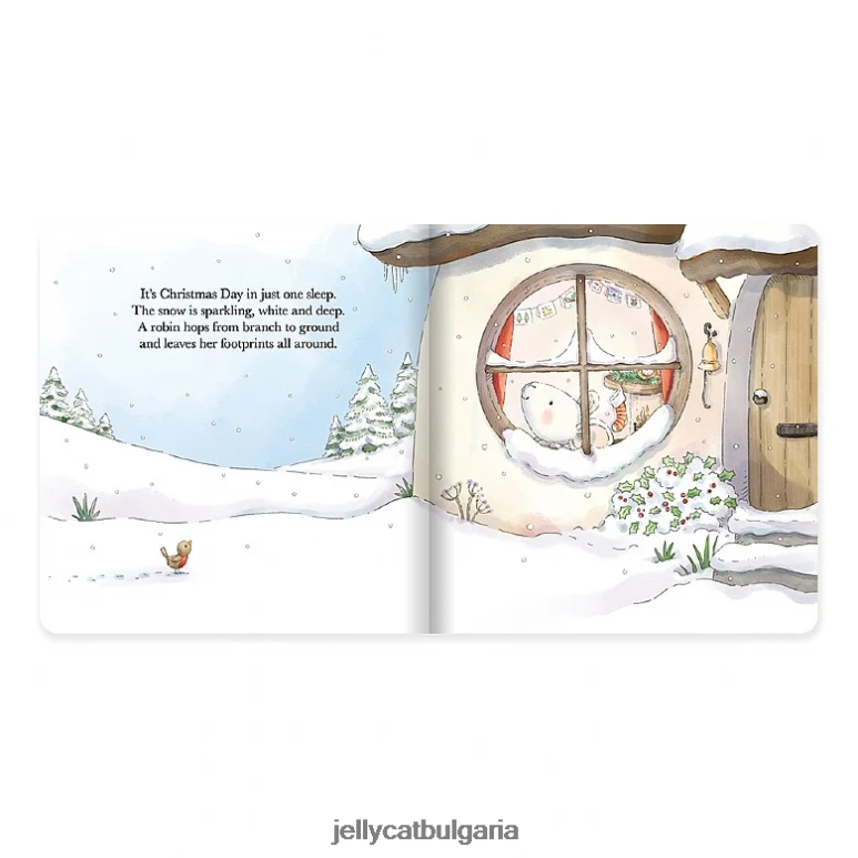 книга с весела мишка и крем с весела мишка Jellycat Книга ZZR40278