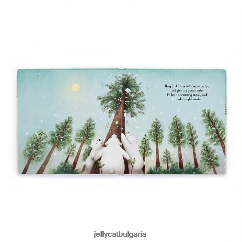 многоцветна книжка игривите полярни мечки Jellycat Книга ZZR40295