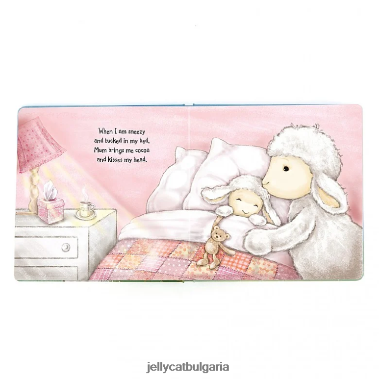 моята майка и аз многоцветна книга Jellycat Книга ZZR40789