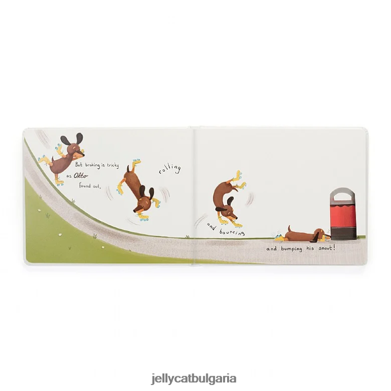 Otto the loyal long dog book и Otto sausage dog brown Jellycat Книга ZZR40730