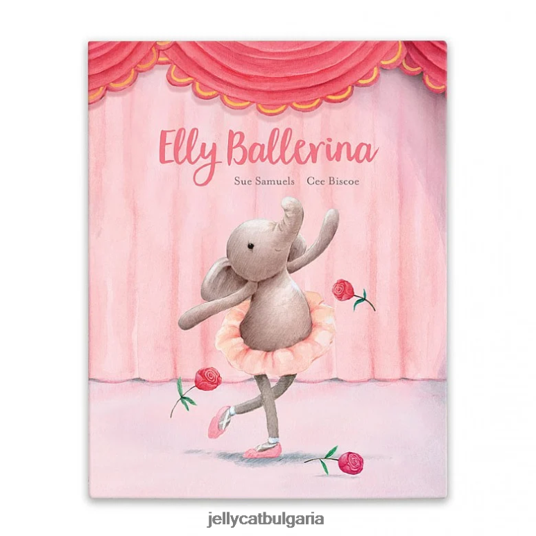 книга elly ballerina многоцветна Jellycat Книга ZZR40703