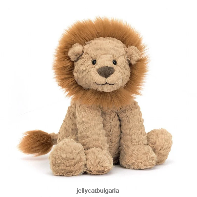 книгата за много смелите лъвове и лъвския тен на fuddlewuddle Jellycat Книга ZZR40692