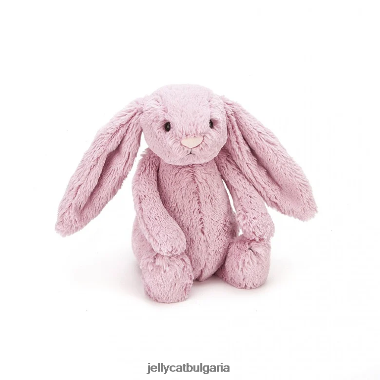 ако бях книга заек и срамежливо розово зайче лале Jellycat Книга ZZR40705