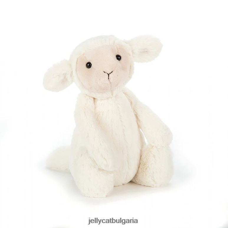 ако бях агнешка книга и срамежлива агнешка сметана Jellycat Книга ZZR40735