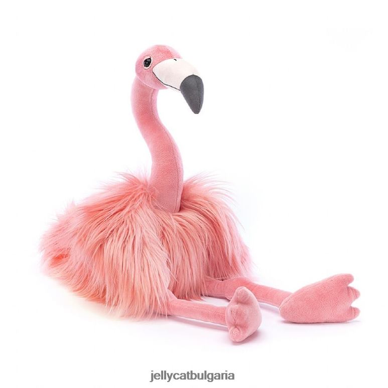 ако бях фламинго книга и розарио фламинго многоцветно Jellycat Книга ZZR40797