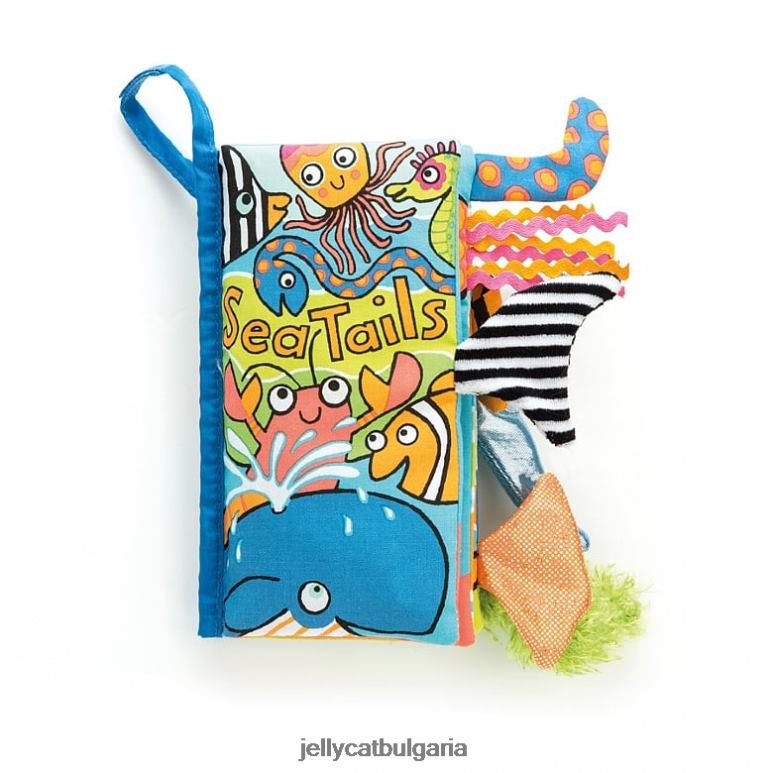 многоцветна книга с морски опашки Jellycat Книга ZZR40753