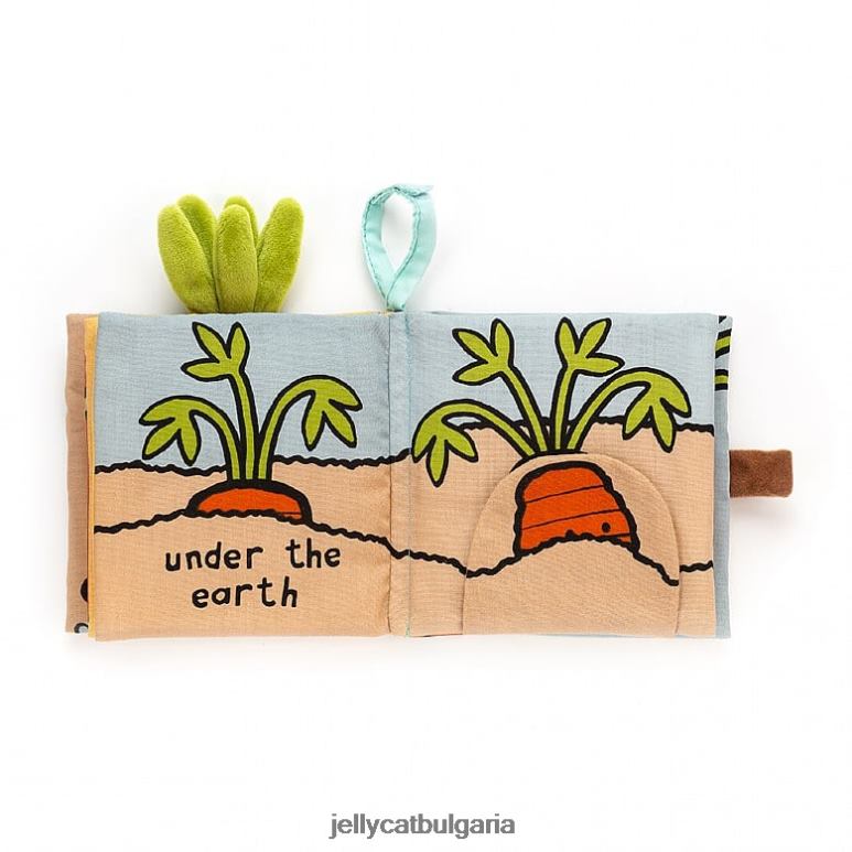 книга с моркови многоцветна Jellycat Книга ZZR40772