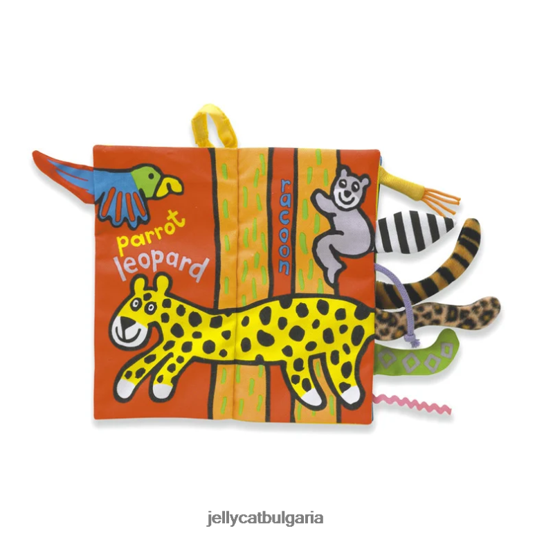 jungly tails многоцветна книга Jellycat Книга ZZR40754