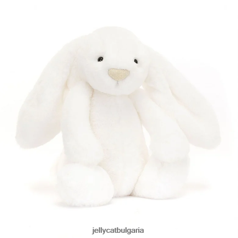 срамежливо луксозно зайче луна бяло Jellycat играчка ZZR40196