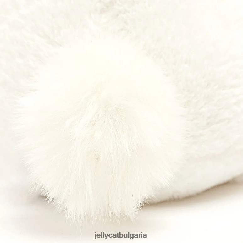 срамежливо луксозно зайче луна бяло Jellycat играчка ZZR40196