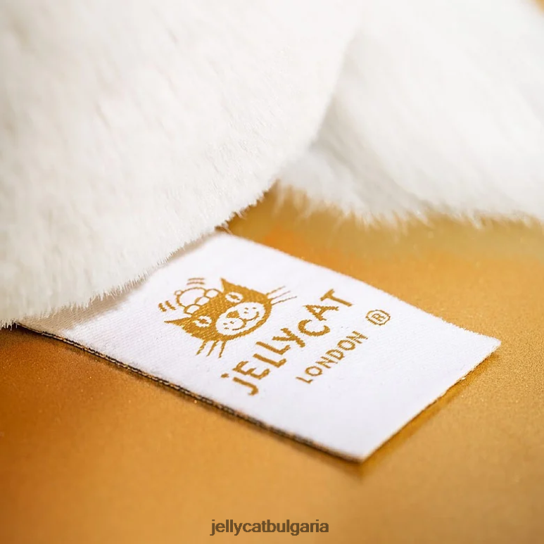 срамежливо луксозно зайче луна бяло Jellycat играчка ZZR40196