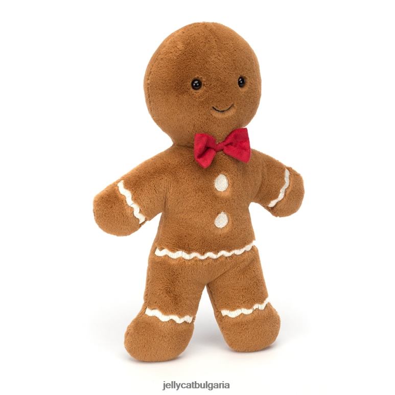 весели джинджифилови сладки фред огромно кафяво Jellycat играчка ZZR402