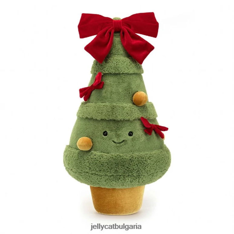 забавно украсена коледна елха многоцветна Jellycat играчка ZZR40588