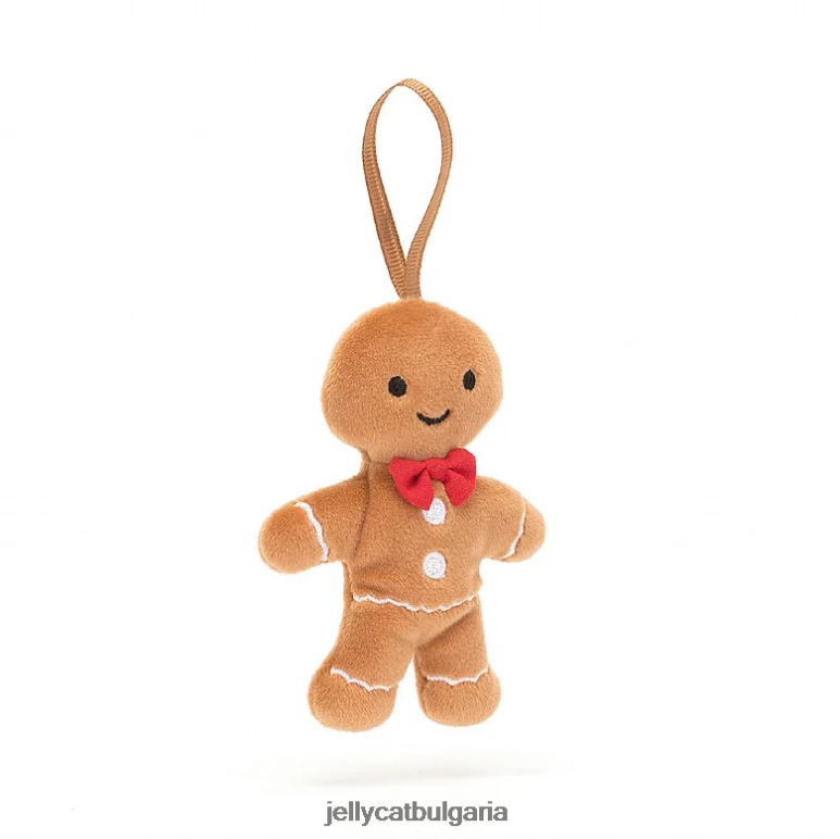 празнична глупост джинджифилов блат фред бежов Jellycat играчка ZZR40671