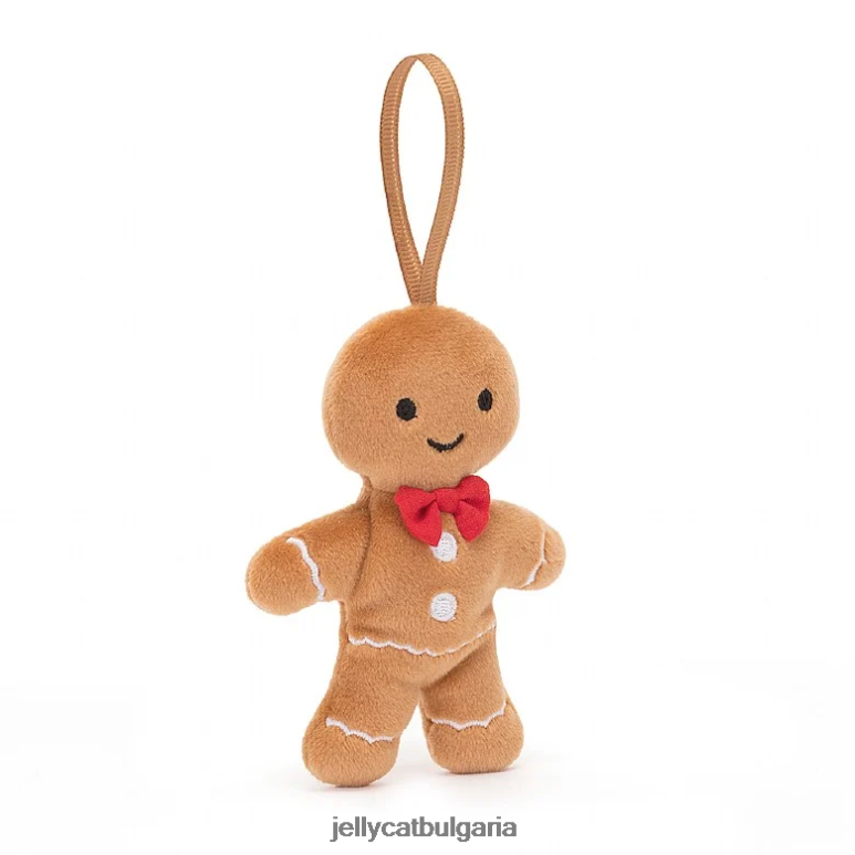празнична глупост джинджифилов блат фред бежов Jellycat играчка ZZR40671