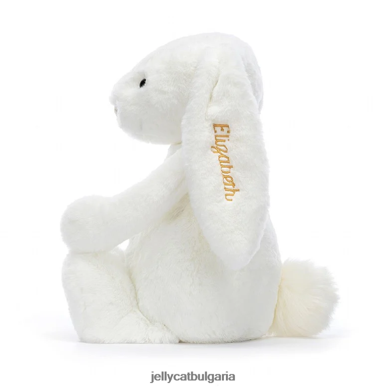 персонализирано срамежливо луксозно зайче луна огромно бяло Jellycat играчка ZZR40715