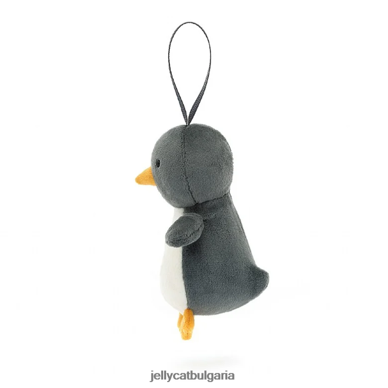 празничен глупав пингвин черно и бяло Jellycat играчка ZZR4079