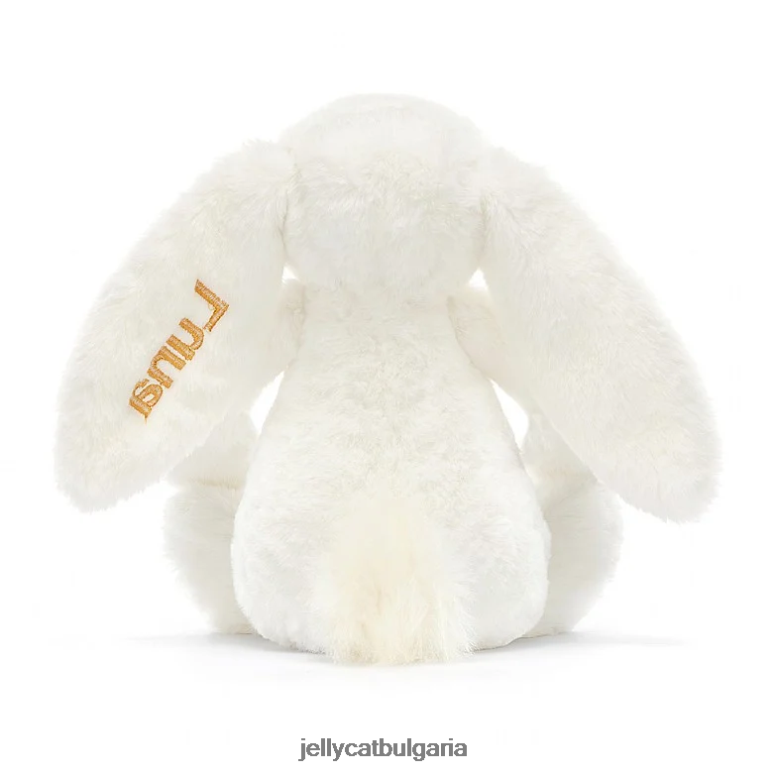 персонализирано срамежливо луксозно зайче luna средно бяло Jellycat играчка ZZR40228