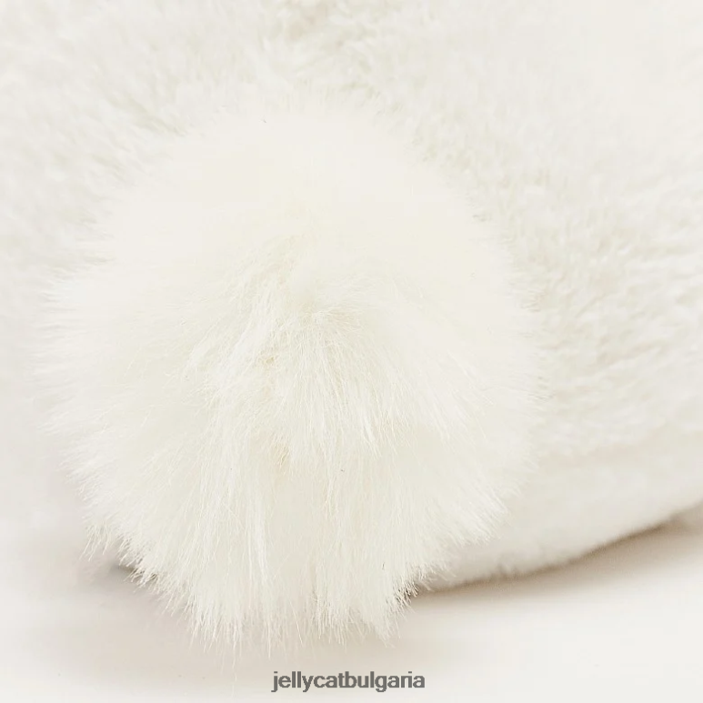 персонализирано срамежливо луксозно зайче luna средно бяло Jellycat играчка ZZR40228