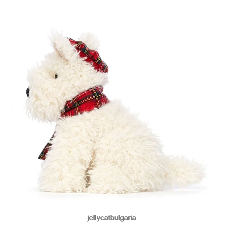 зимен топъл munro scottie крем за кучета Jellycat играчка ZZR4052