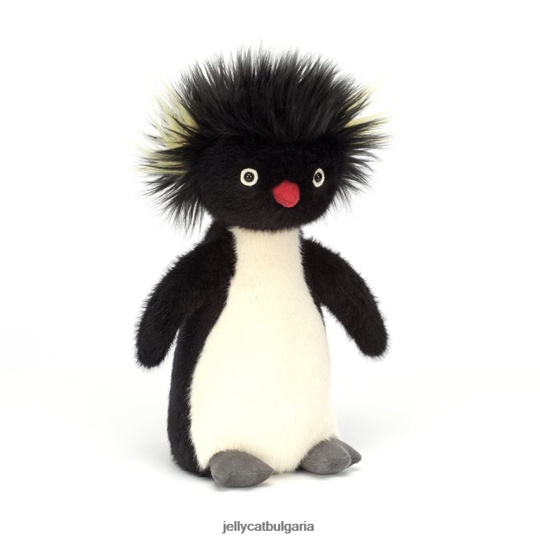 ronnie rockhopper пингвин черно и кремаво Jellycat играчка ZZR407