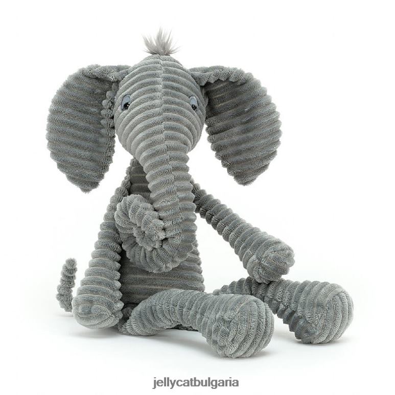 оребрено слонско сиво Jellycat играчка ZZR40428