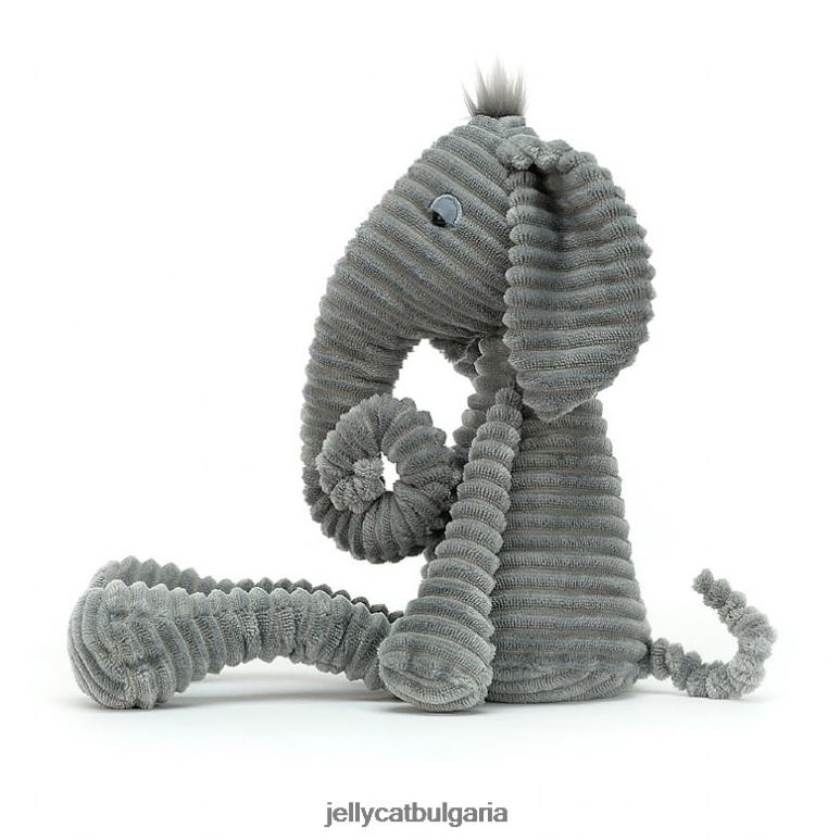 оребрено слонско сиво Jellycat играчка ZZR40428