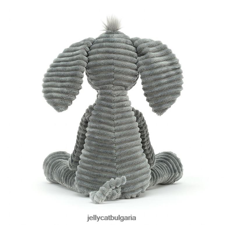 оребрено слонско сиво Jellycat играчка ZZR40428