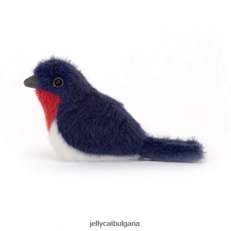 птица лястовица синя Jellycat играчка ZZR40105