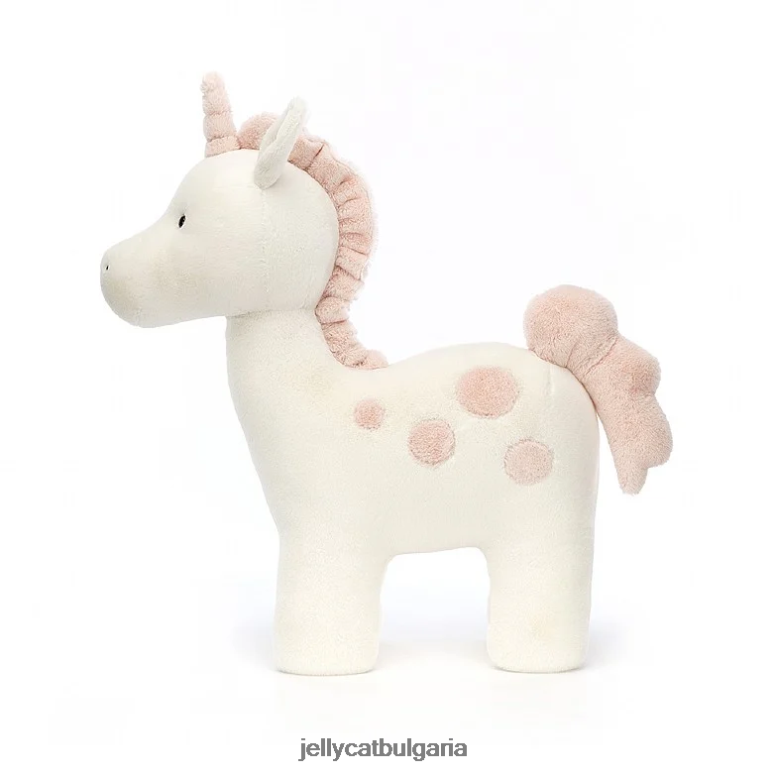 голям петнист бял еднорог Jellycat играчка ZZR40462