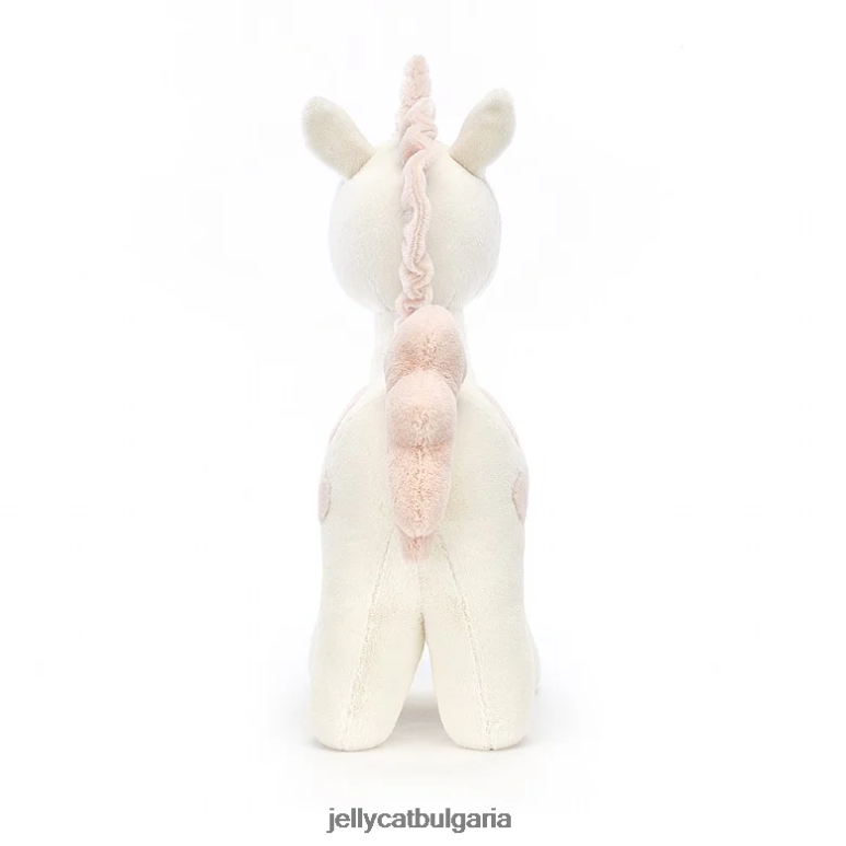 голям петнист бял еднорог Jellycat играчка ZZR40462