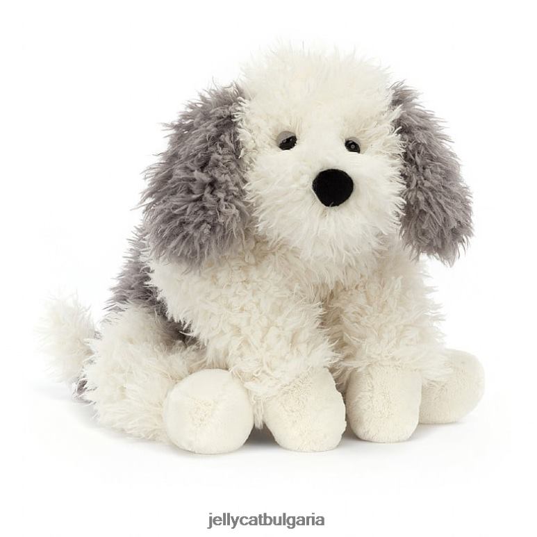 floofie овчарка сиво и бяло Jellycat играчка ZZR40403