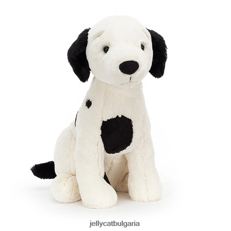 harper pup черно и кремаво Jellycat играчка ZZR40440