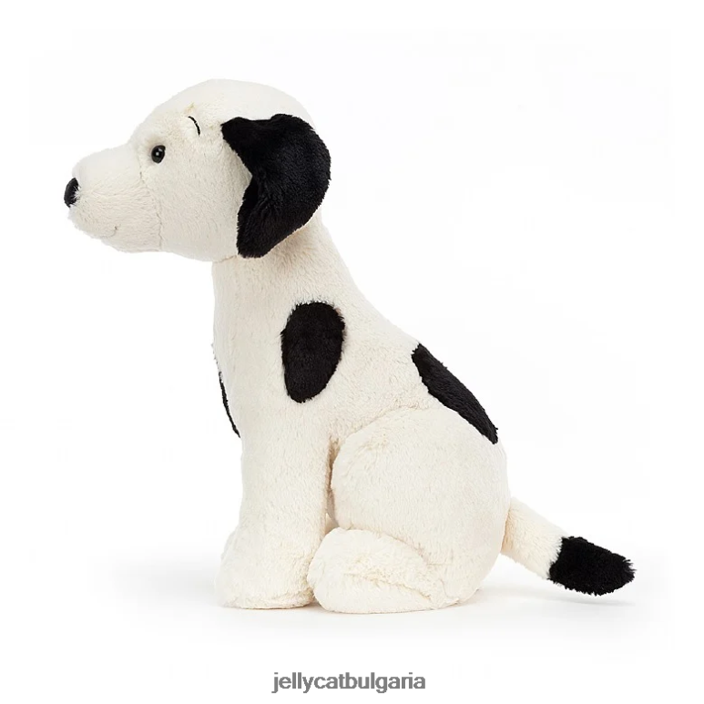 harper pup черно и кремаво Jellycat играчка ZZR40440
